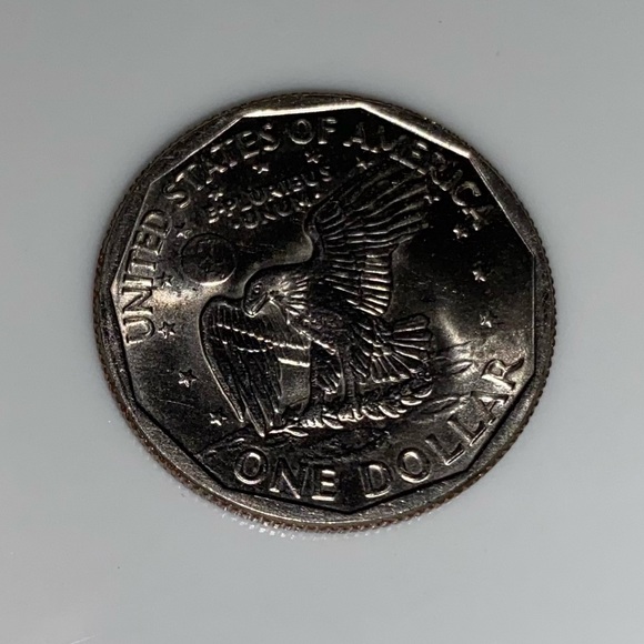 Coin-1979 Susan B. Anthony One Dollar Coin -Circulated-D-United States Liberty. - Picture 8 of 8